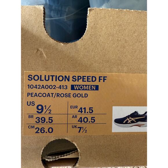 ASICS SOLUTION SPEED FF TENNIS SHOE, Women's Size 9.5 - Picture 7 of 7